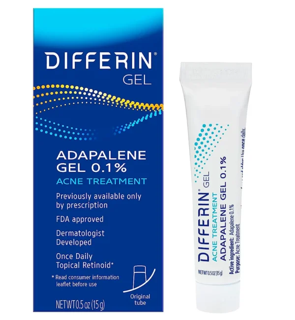 Differin 0.1% Adapalene Acne Treatment Gel